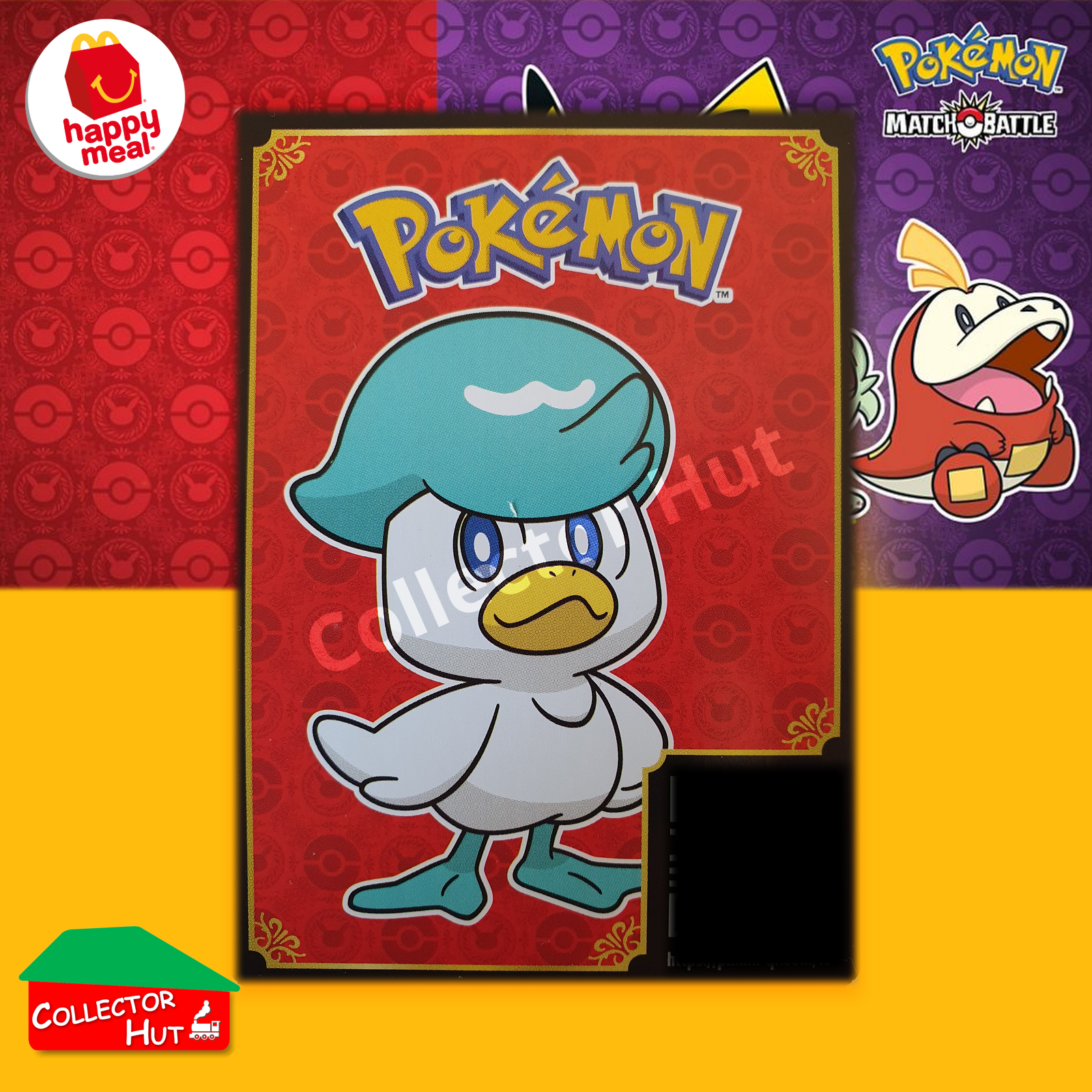 McDonald's Happy Meal 2023 Pokémon Match Battle SINGLE Trading Cards You Choose
