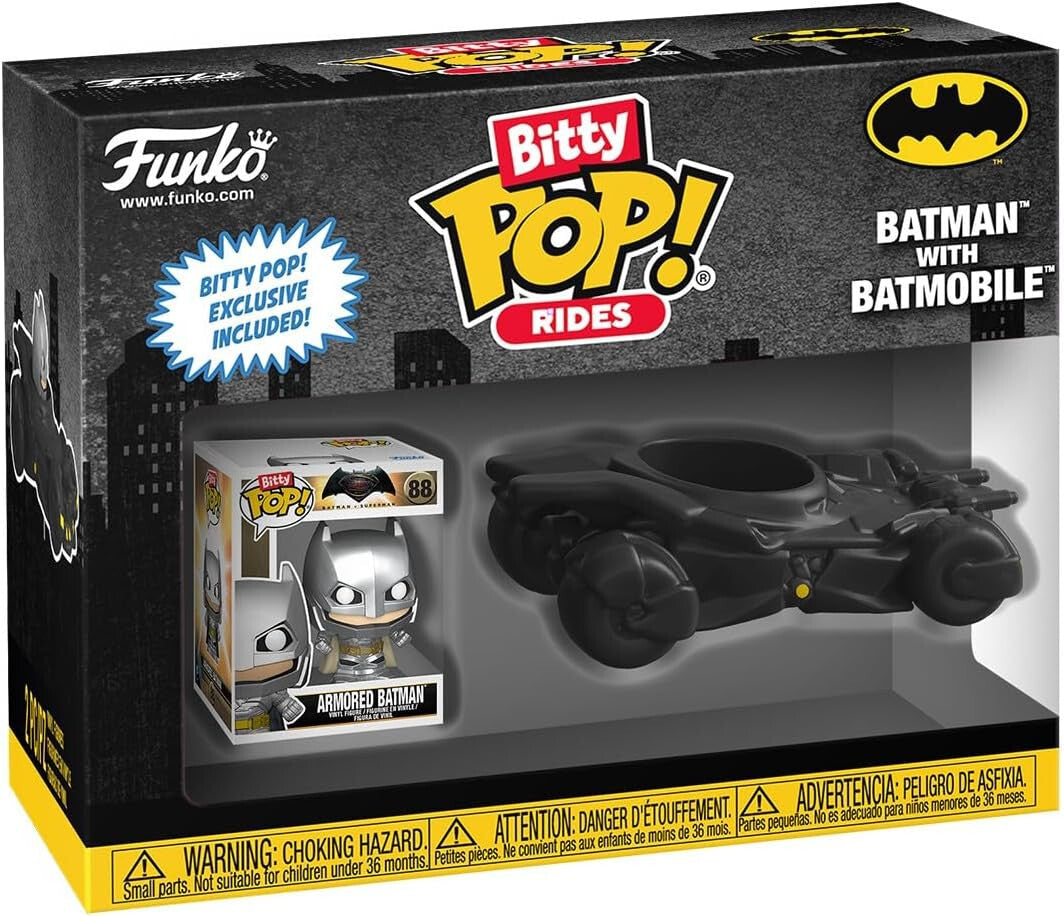 Funko Bitty Pop! Batman 85th Anniversary 4 Pack Series 1 - 4 + Mystery Batman