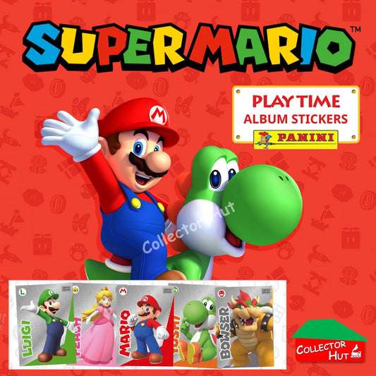 Panini Super Mario Playtime Limited Edition Cards & Parallel Stickers