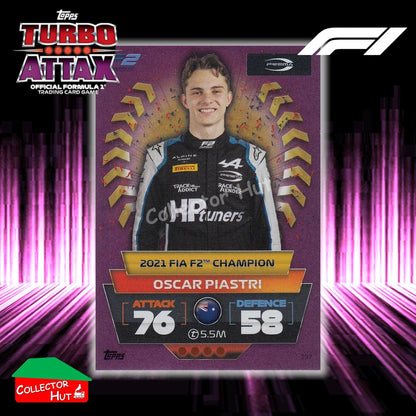 Topps Turbo Attax Formula 1 F1 2022 PINK GREEN RED Parallel Cards