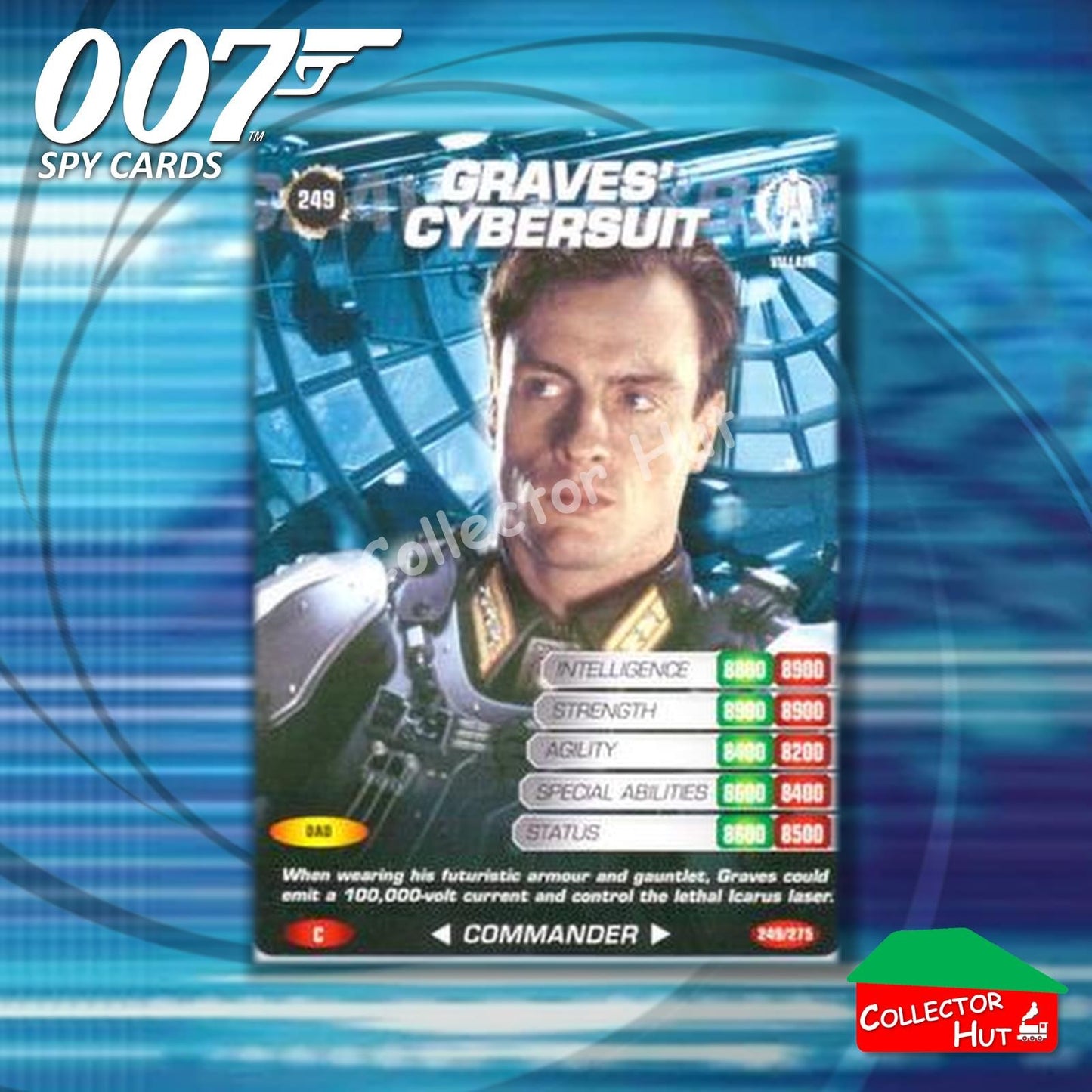 James Bond 007 Commander Spy Cards BASE COMMON YOU CHOOSE