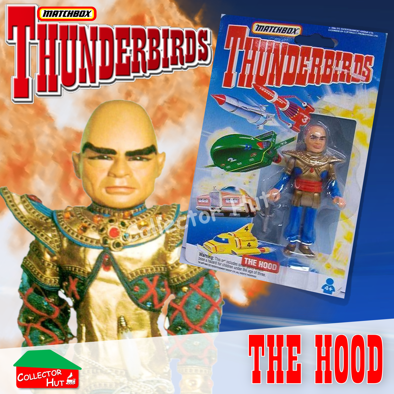 Gerry Anderson Thunderbirds Matchbox 1992 Action Figures SEALED