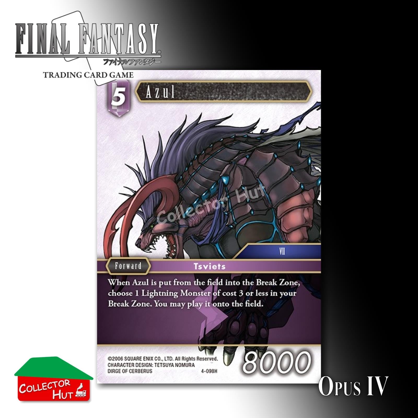 Final Fantasy Trading Card Game OPUS IV 4 Singles You Choose