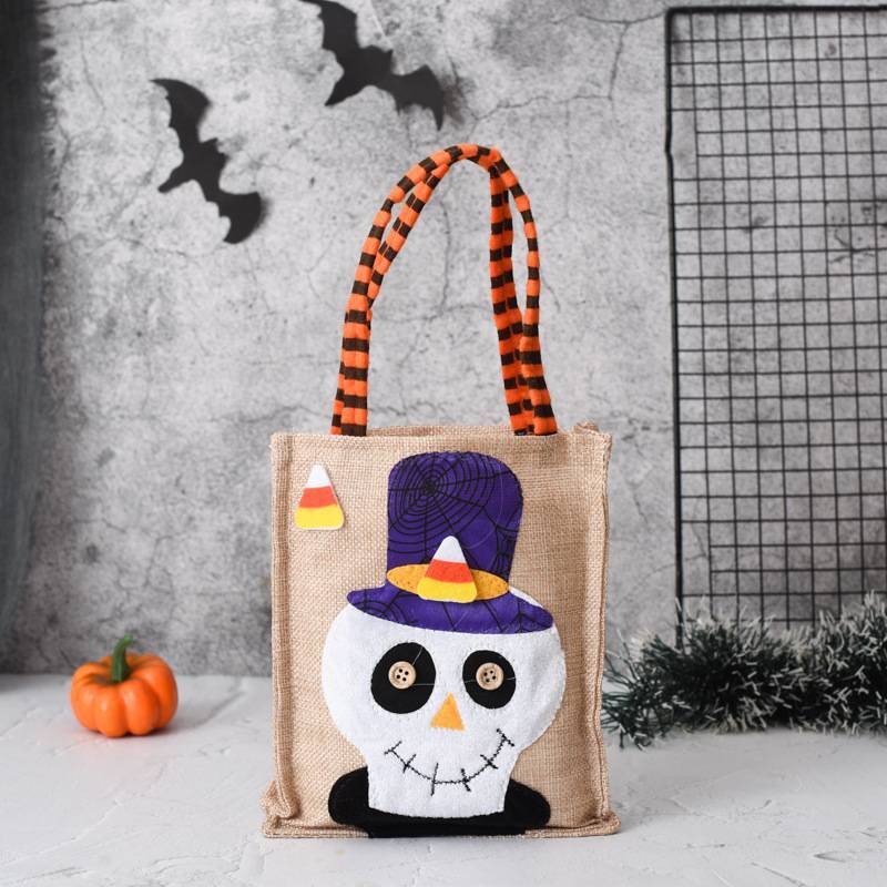 Halloween Novelty Tote Trick or Treat Bags Fabric Sewn Choose a Pattern