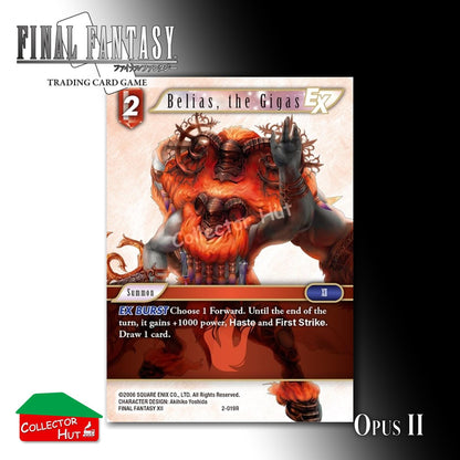 Final Fantasy Trading Card Game OPUS II 2 FOIL CARDS You Choose