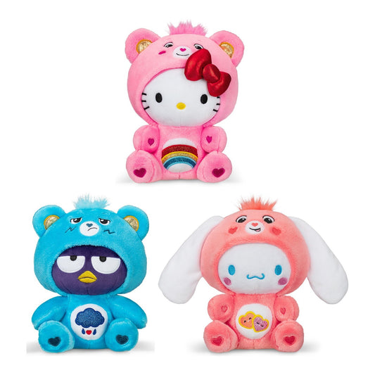 Care Bears x Hello Kitty 9" 22cm Plush Toy Collection