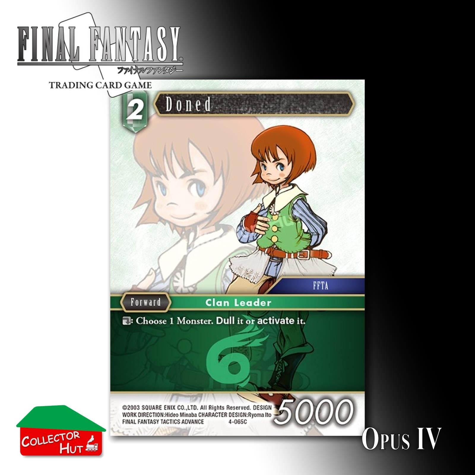 Final Fantasy Trading Card Game OPUS IV 4 Singles You Choose