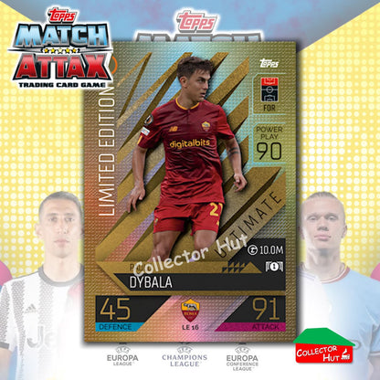 Topps Match Attax Extra 2022/23 Limited Edition Legend Ultimate Cards YOU CHOOSE
