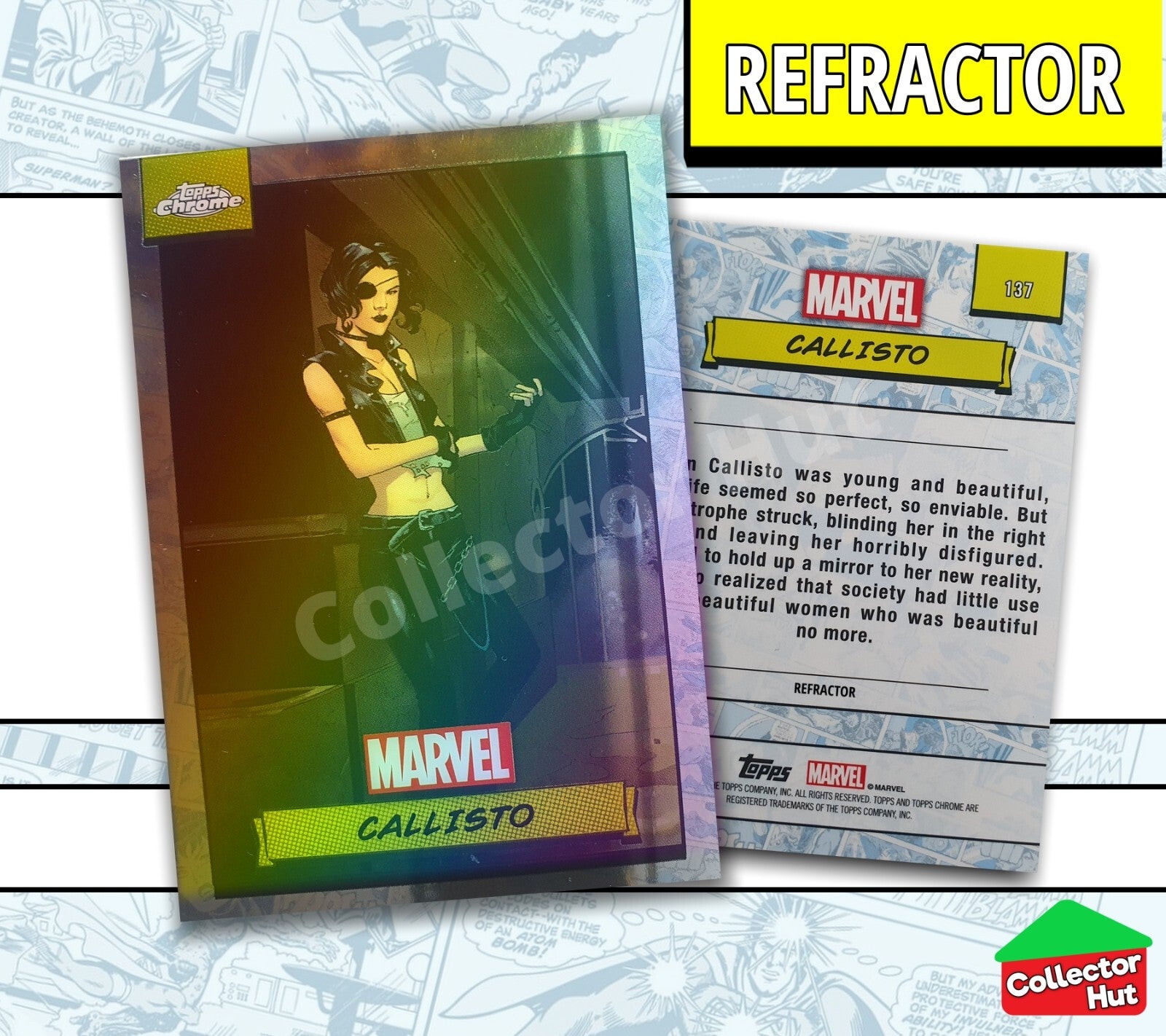 Marvel Topps Chrome 2024 REFRACTOR Card Collection YOU CHOOSE