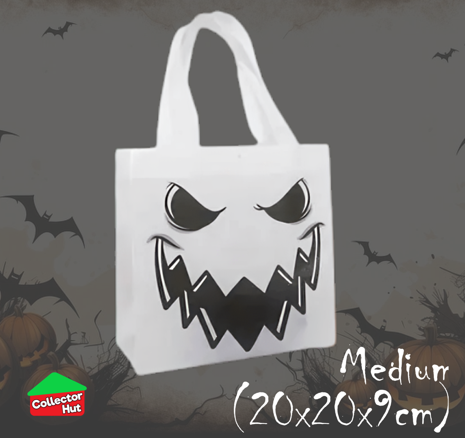 Halloween Novelty Tote Bags Trick or Treat Fabric Choose a Pattern