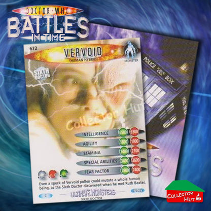 DOCTOR WHO Battles in Time #601-825 ULTIMATE MONSTERS RARE & COMMON Cards