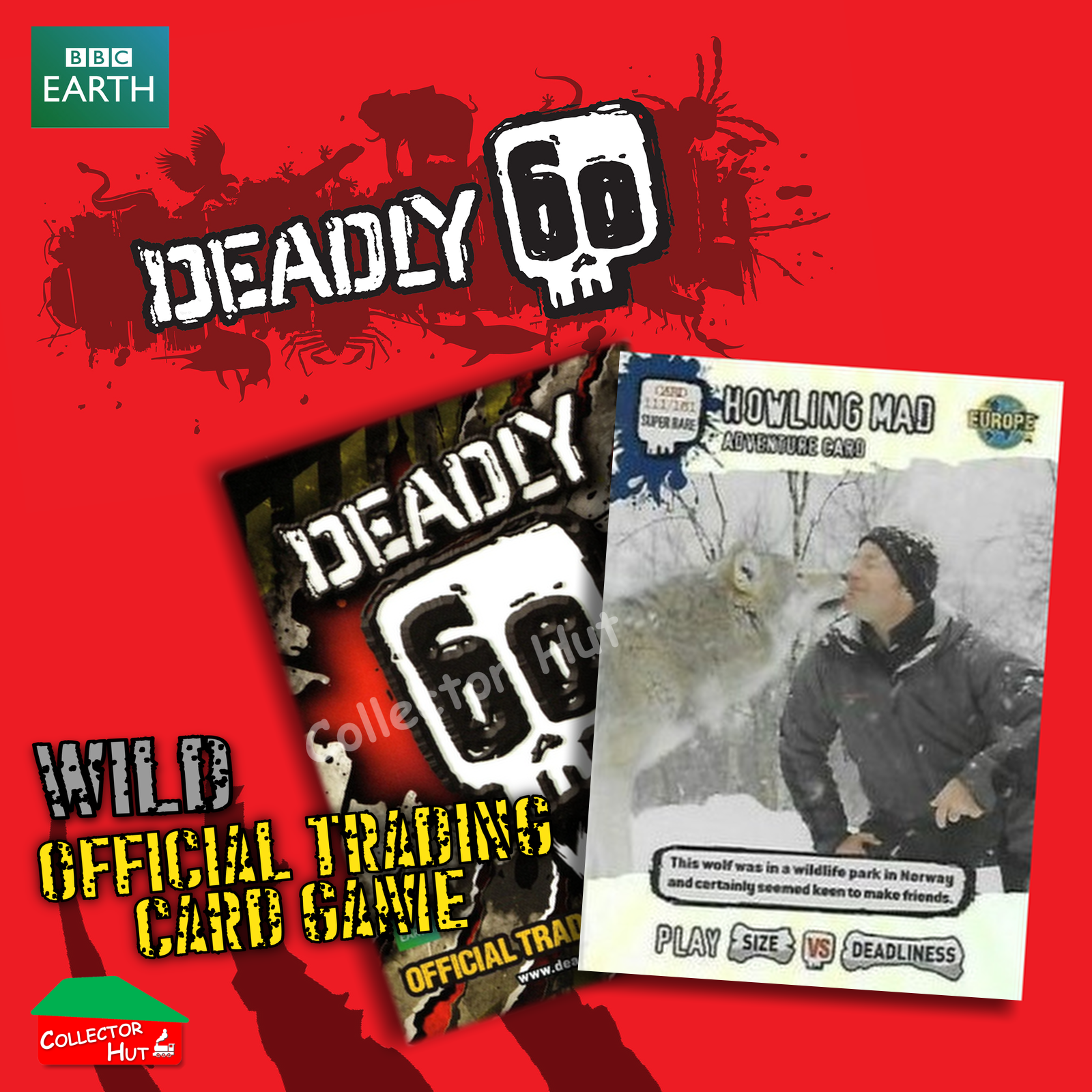 CBBC Deadly 60 Season 1, 2 & Wild FOIL RARE LIMITED Trading Cards