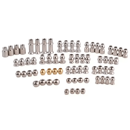 RC Model Car Suspension Bushings Metal Cap Fittings