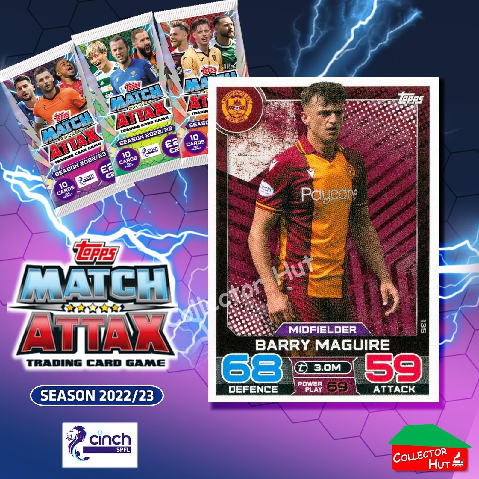 TOPPS MATCH ATTAX SPFL 2022/23 #1-162 Choose Your Card