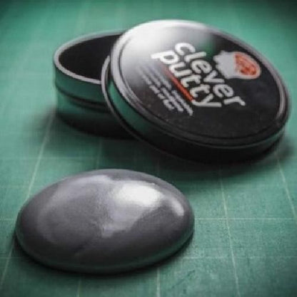 Clever Putty Sensory Slime Silver Mouldable Stretachable Stress Relief