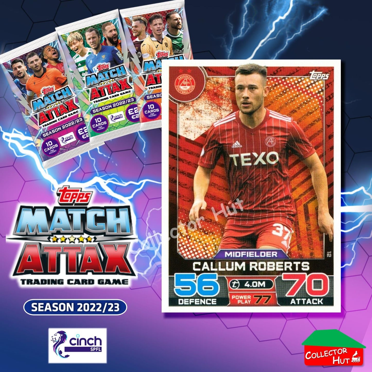 TOPPS MATCH ATTAX SPFL 2022/23 #1-162 Choose Your Card