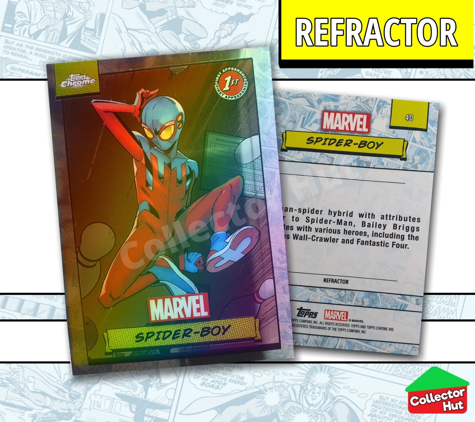 Marvel Topps Chrome 2024 REFRACTOR Card Collection YOU CHOOSE