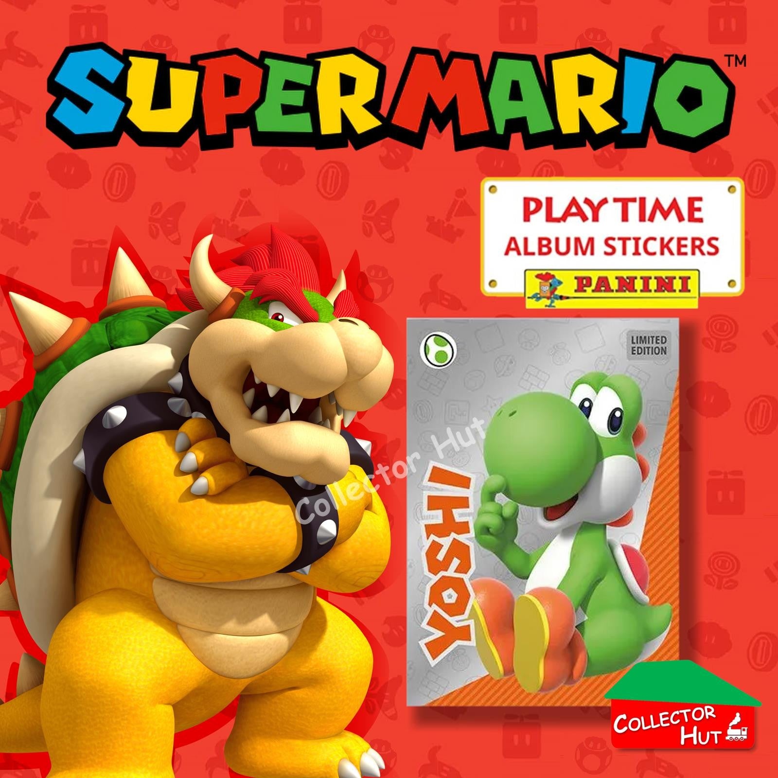 Panini Super Mario Playtime Limited Edition Cards & Parallel Stickers