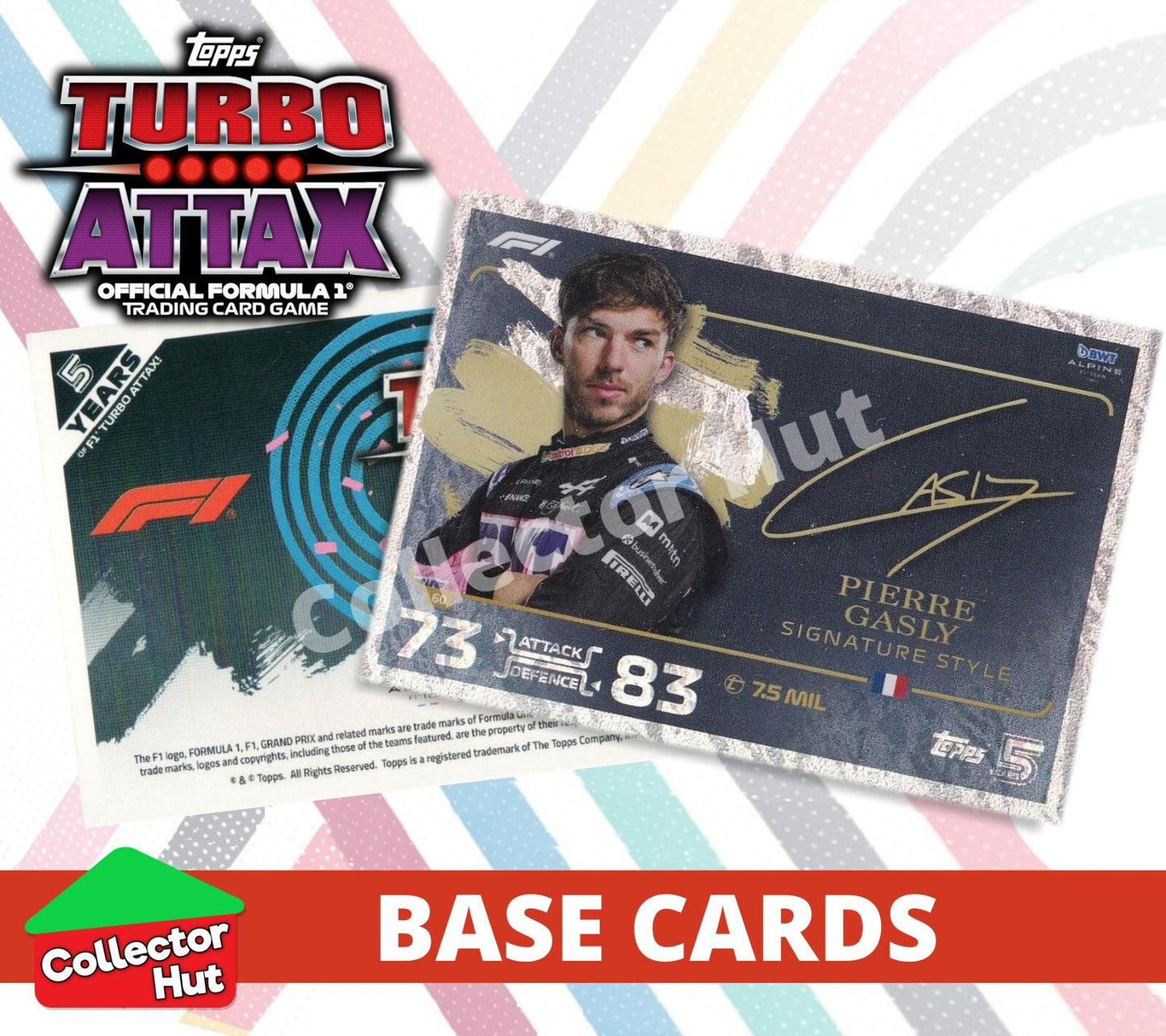 Topps Turbo Attax Formula 1 F1 2024 #1-166 Base Cards YOU CHOOSE