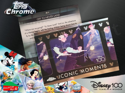 Disney 100 Topps Chrome 2023 RARE CARDS Off the Page Iconic Moments Stitch