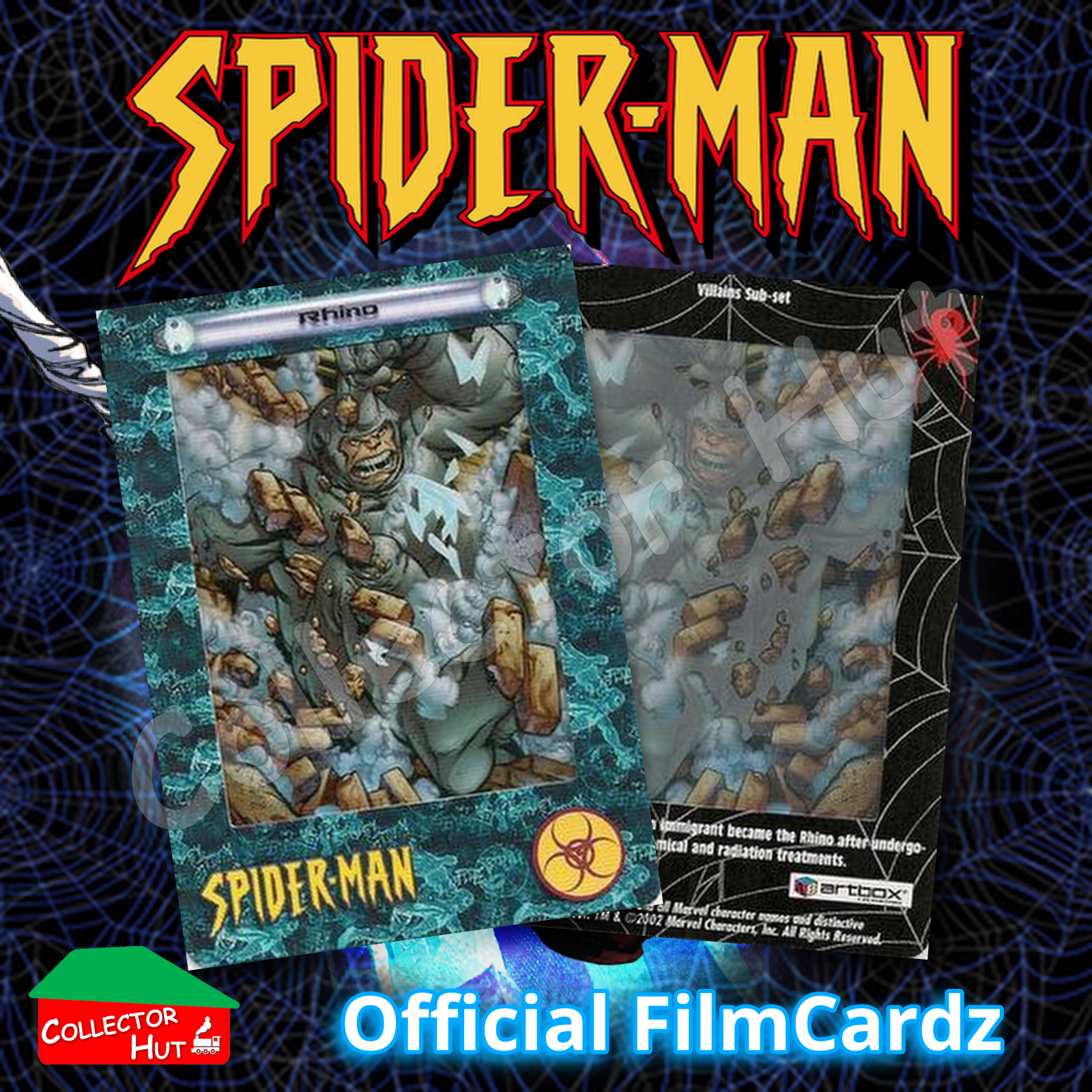 Marvel Spider-Man 2002 Artbox FilmCardz Choose Your Card!
