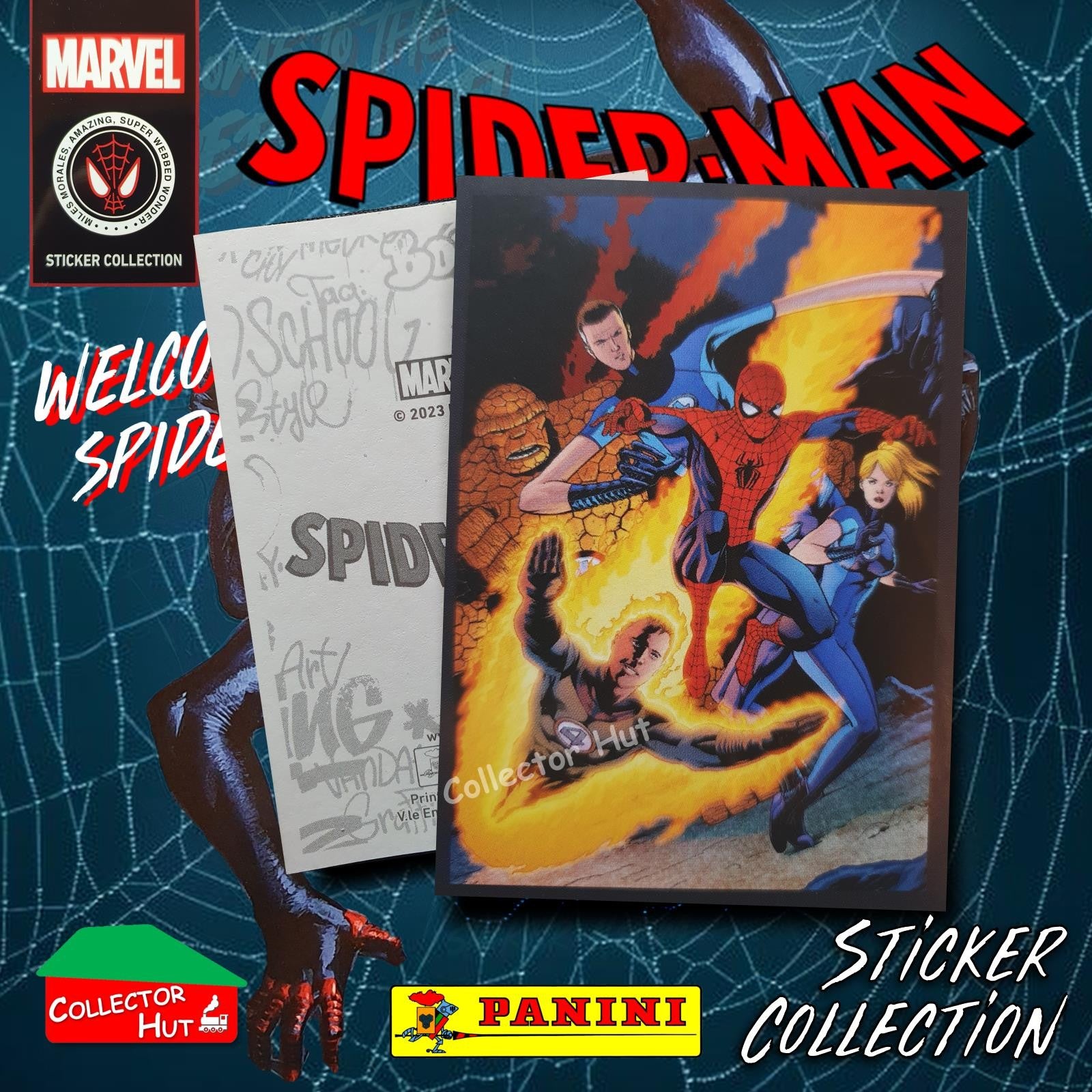 Panini Spider-Man Spider-Verse 2023 Collection Sticker Singles #1-163 & F1-30