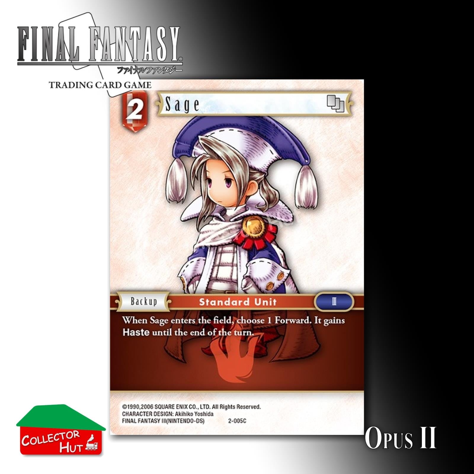 Final Fantasy Trading Card Game OPUS II 2 Singles You Choose