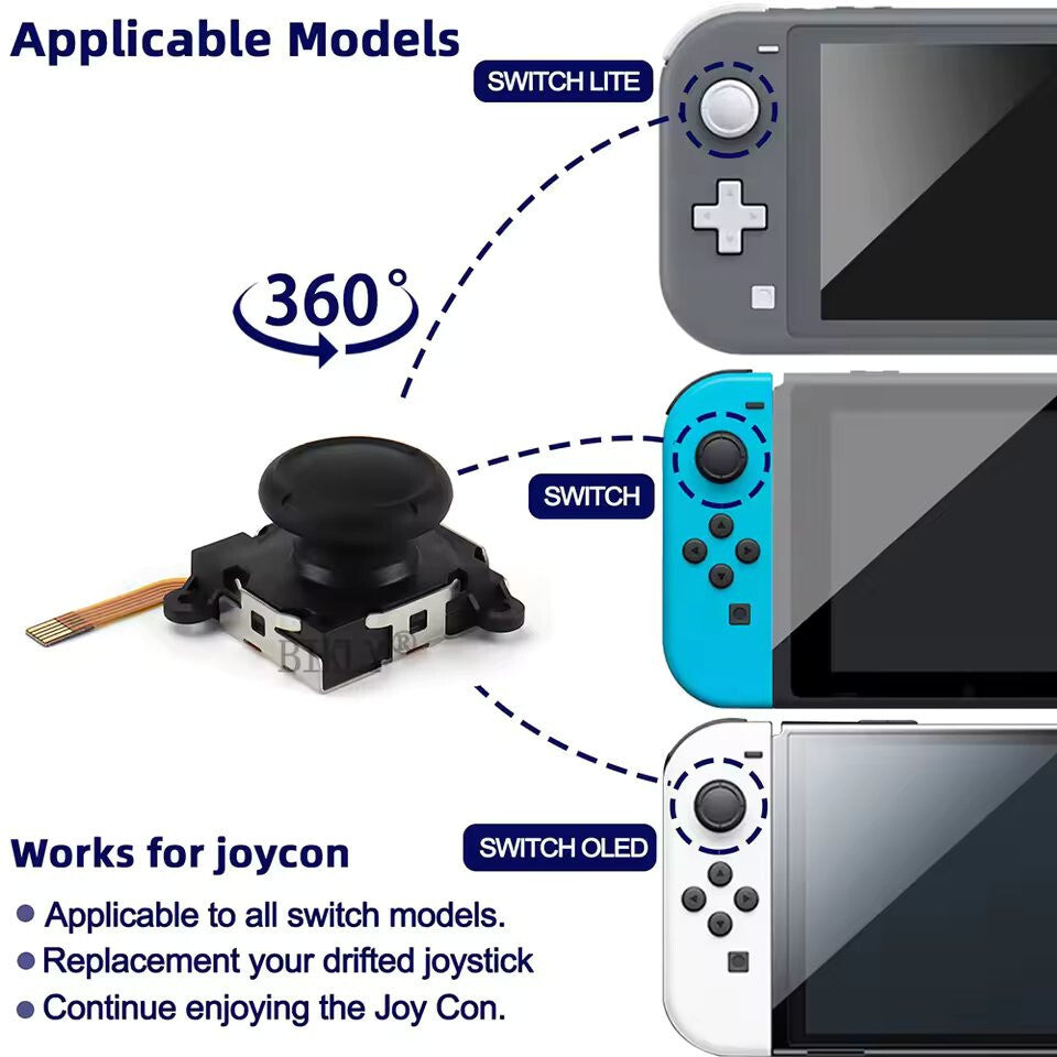 Nintendo Switch R36S Replacement Thumbsticks Hall Effect