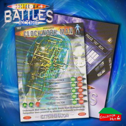 DOCTOR WHO Battles in Time #140-275 EXTERMINATOR RARE & COMMON Cards YOU CHOOSE