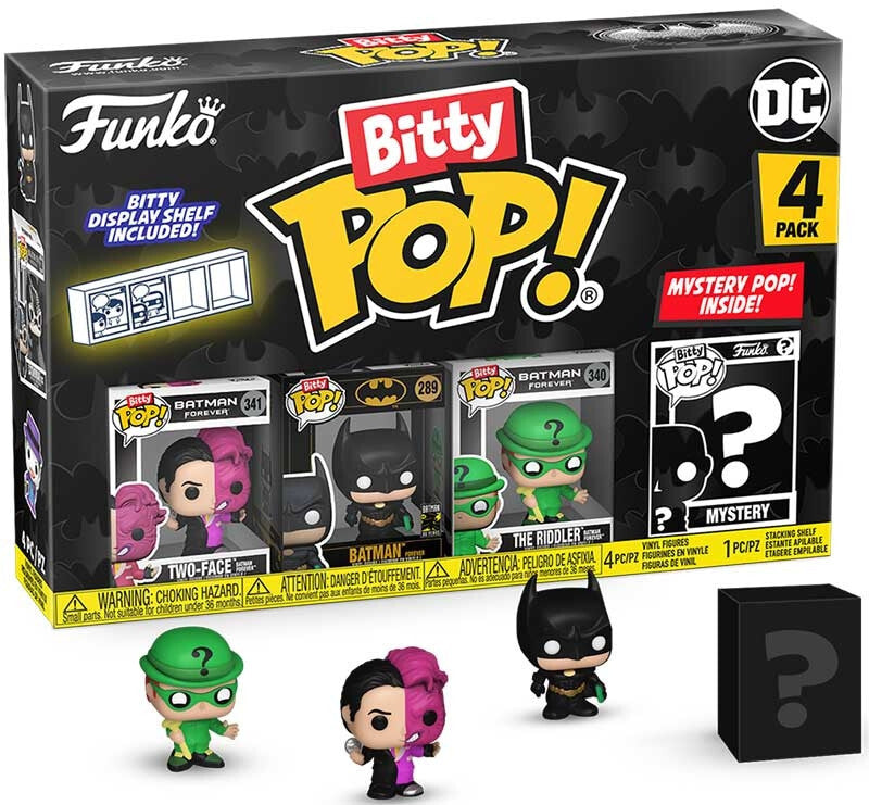 Funko Bitty Pop! Batman 85th Anniversary 4 Pack Series 1 - 4 + Mystery Batman