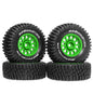 RC Model Wheels Tyres 12mm Hub 73mm x 34mm 38g 4pcs Set Car Truck MN168 WPL