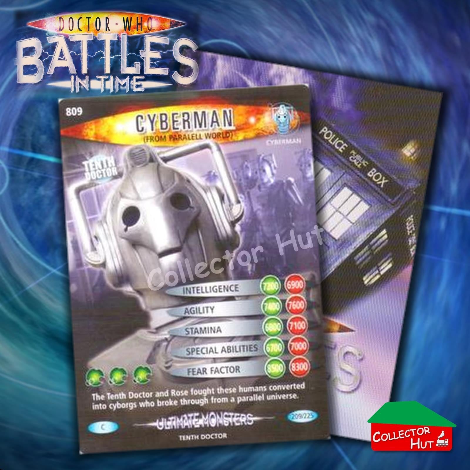 DOCTOR WHO Battles in Time #601-825 ULTIMATE MONSTERS RARE & COMMON Cards