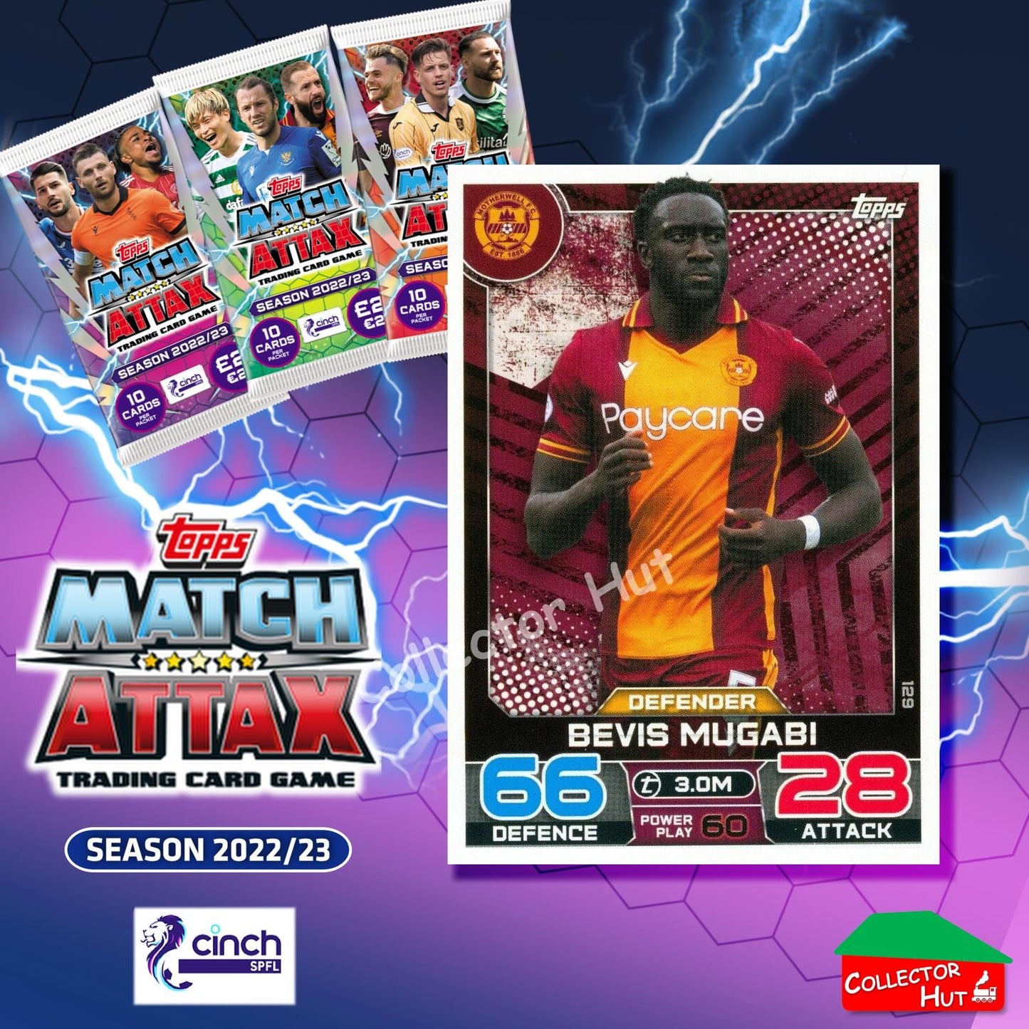 TOPPS MATCH ATTAX SPFL 2022/23 #1-162 Choose Your Card