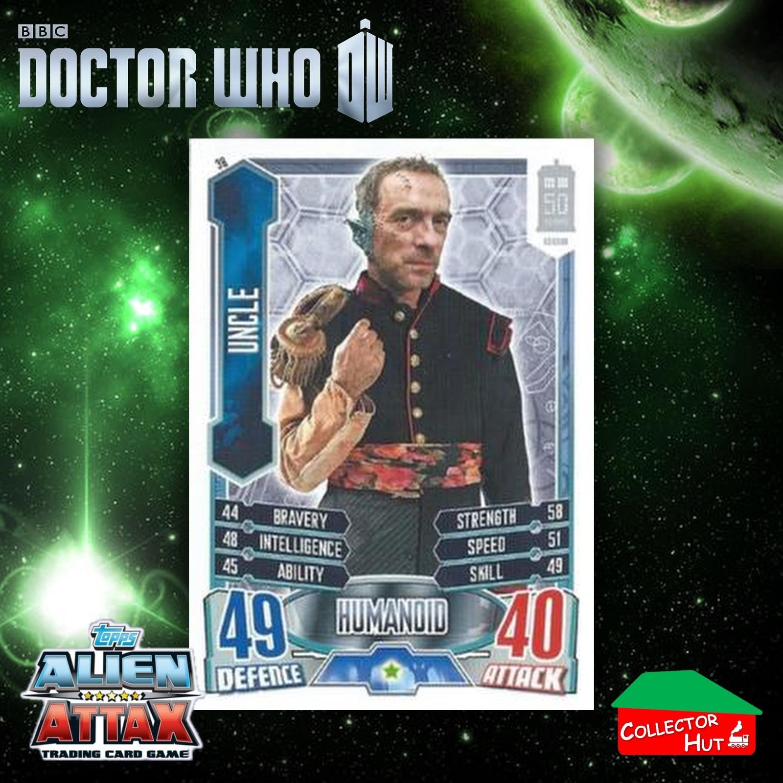 Topps Doctor Who Alien Attax 50th Anniversary Edition Companion Timeless Cards