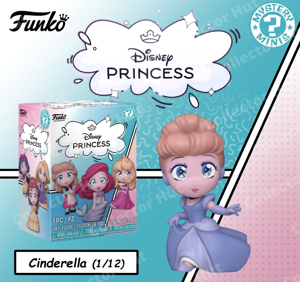 Funko Mystery Minis Disney Princess MANGA Mini Figurines (You Choose)