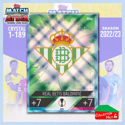Topps Match Attax Europa Champions League 2022/23 Crystal Parallel Cards 190-387