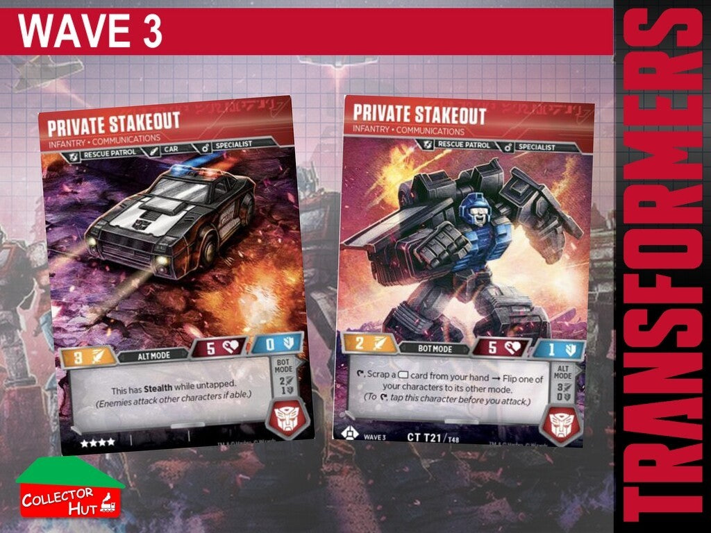 Transformers TCG CHARACTER Trading Cards All Waves