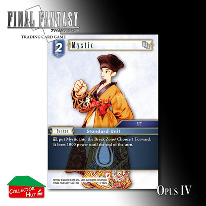 Final Fantasy Trading Card Game OPUS IV 4 Singles You Choose