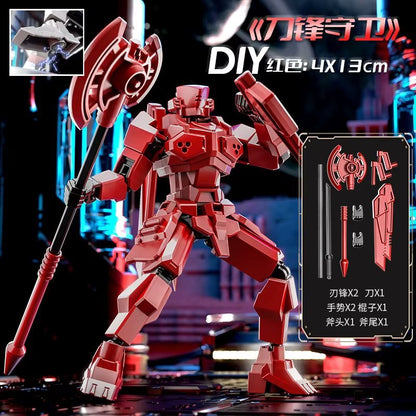 Shapeshift Robots Constructable Posable Action Figures for Art & Build Play