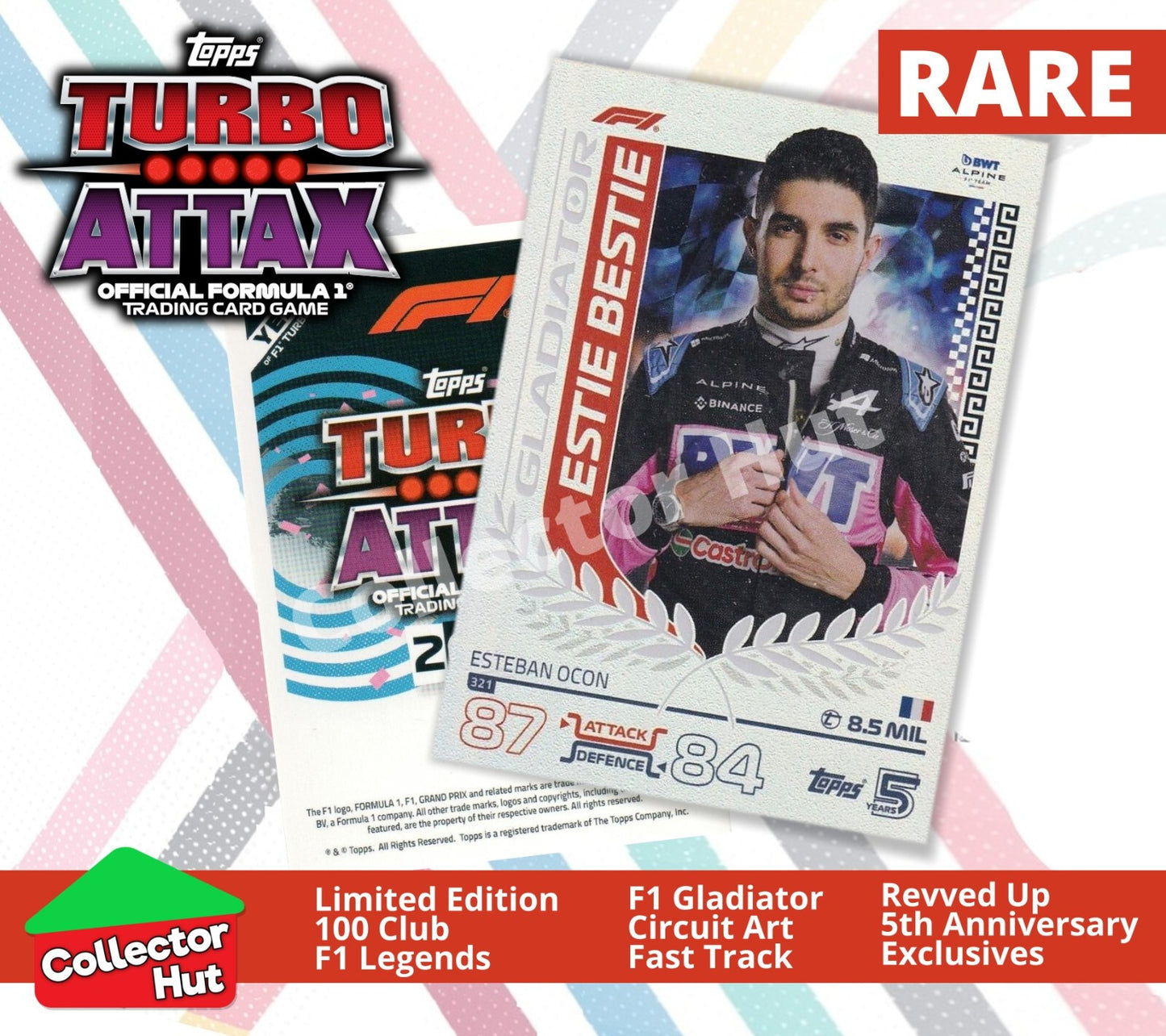 Topps Turbo Attax Formula 1 F1 2024 #313-344 RARE Limited Cards YOU CHOOSE
