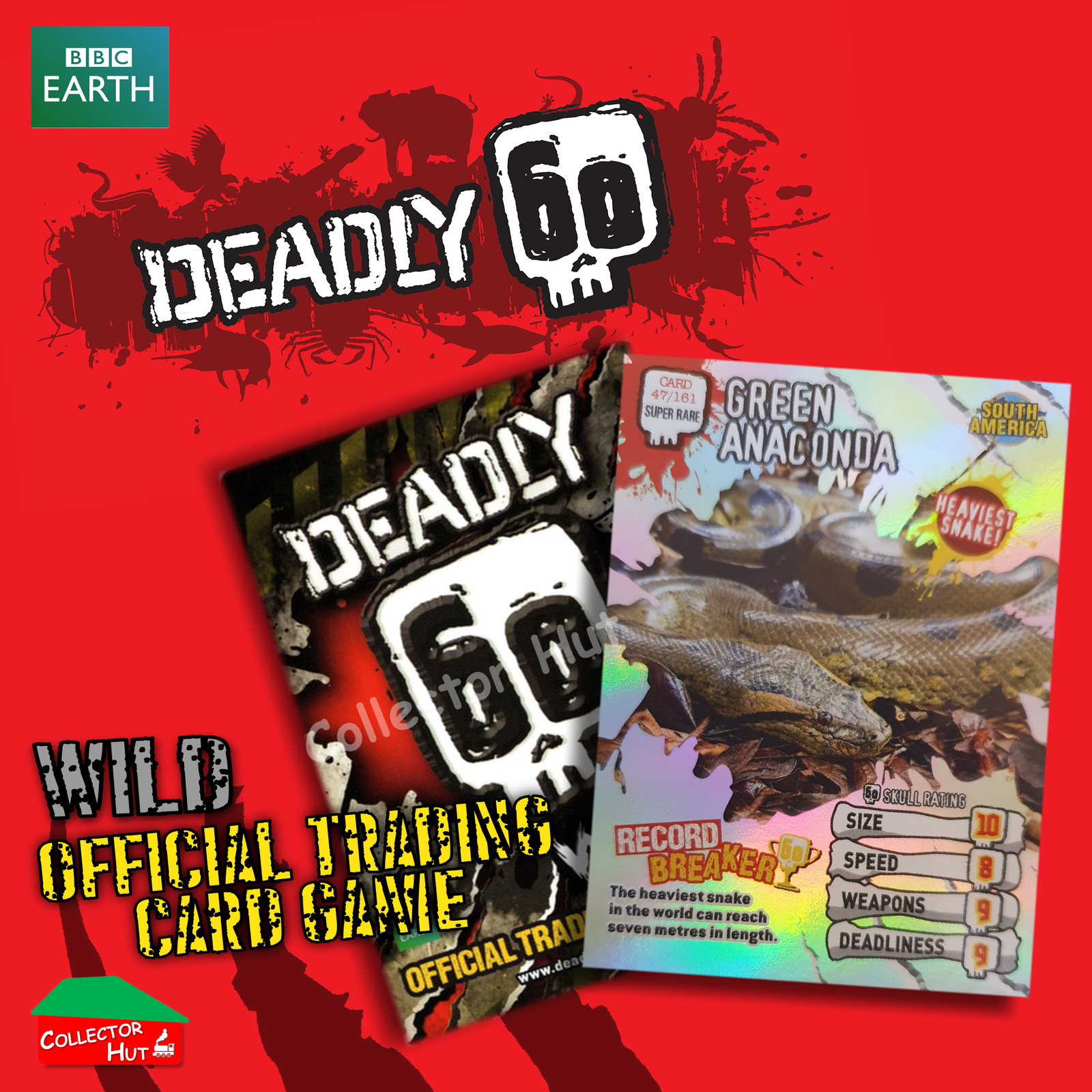 CBBC Deadly 60 Season 1, 2 & Wild FOIL RARE LIMITED Trading Cards