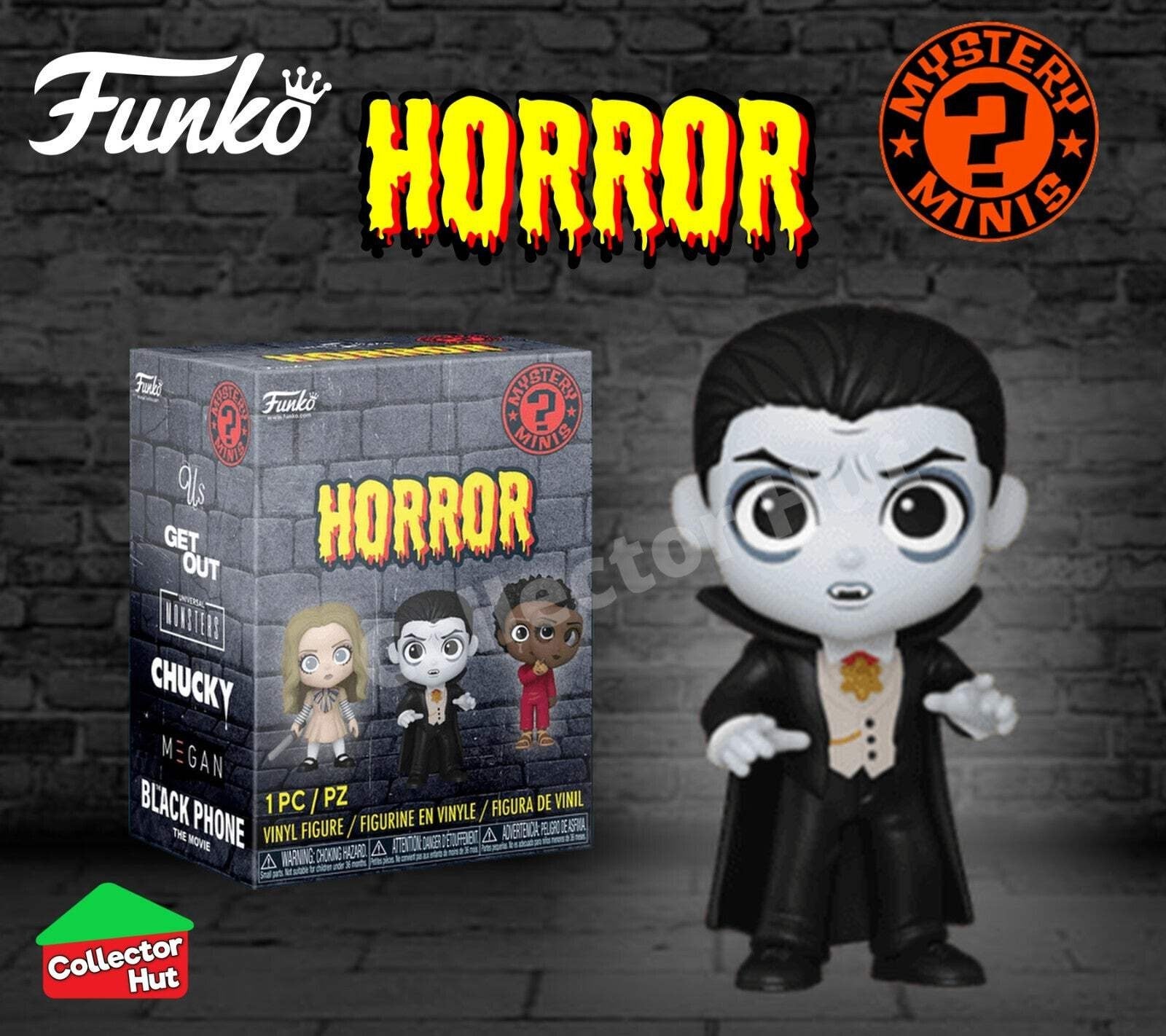Funko Horror Film Mystery Mini Figures Universal Pictures IDENTIFIED