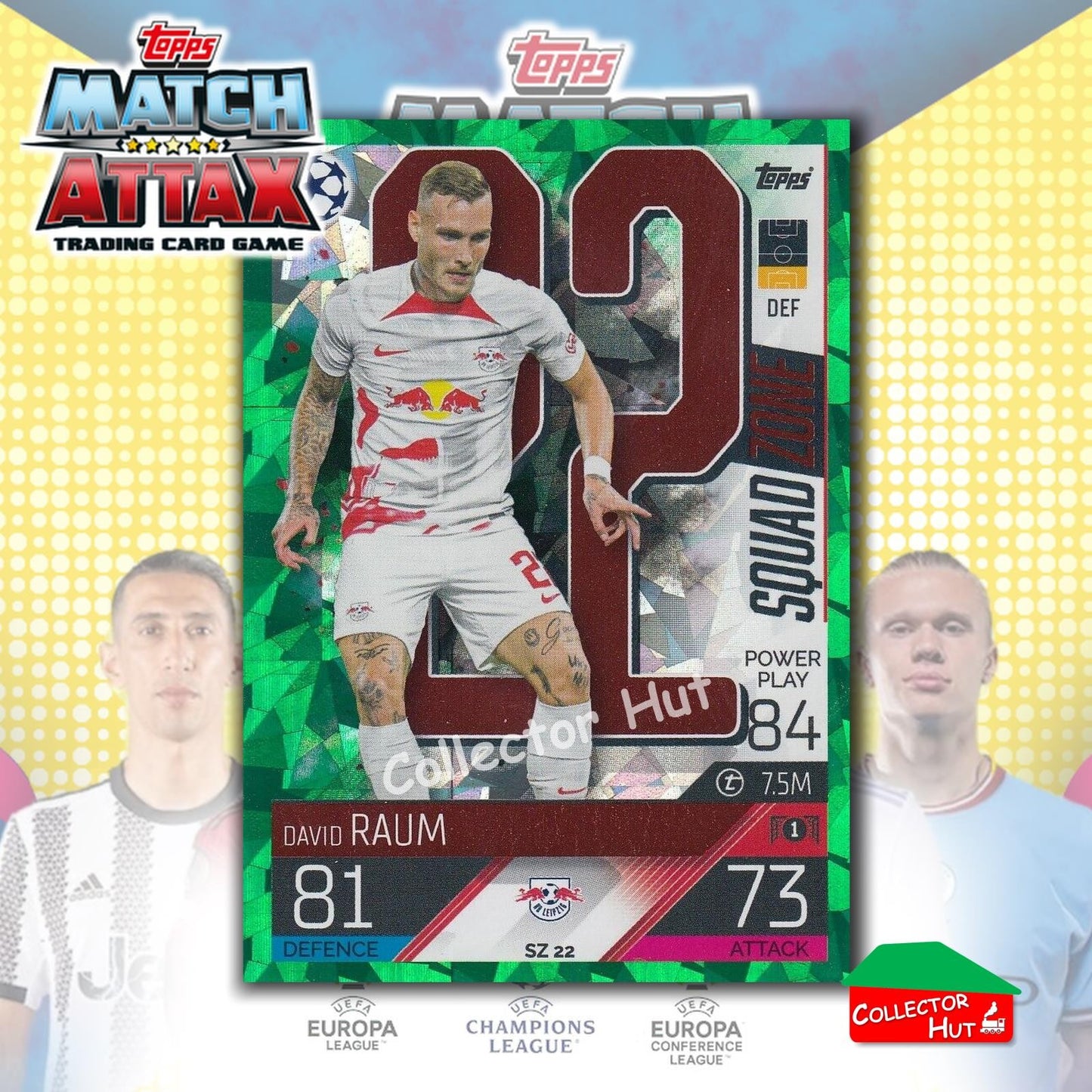 Topps Match Attax Extra 2022/23 Parallel CRYSTAL & EMERALD Cards YOU CHOOSE