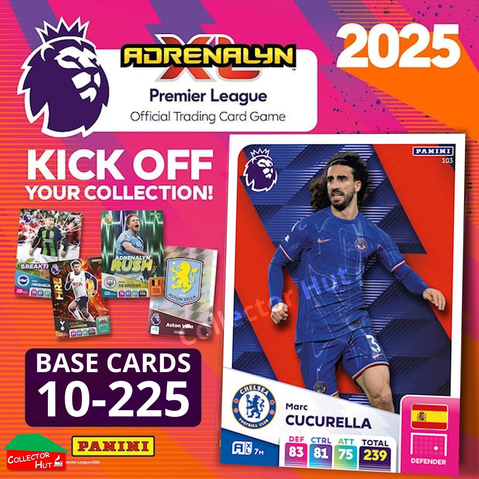 Panini Adrenalyn XL Premier League 2025 2024/25 Base & Foils #10-225