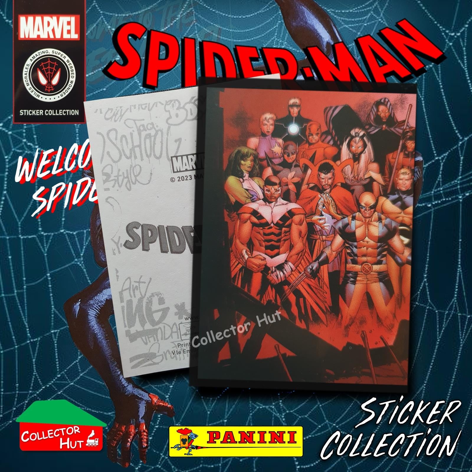 Panini Spider-Man Spider-Verse 2023 Collection Sticker Singles #1-163 & F1-30