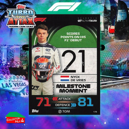 Topps Turbo Attax Formula 1 F1 2023 2023/24 Base Cards #172 - #320