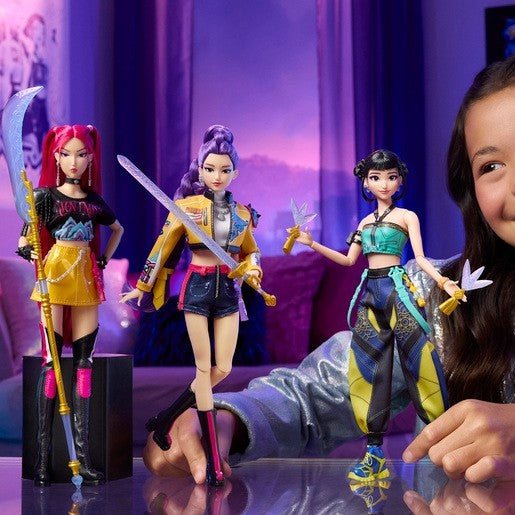 K-Pop Demon Hunters Fashion Dolls Figures 12" Official Mattel