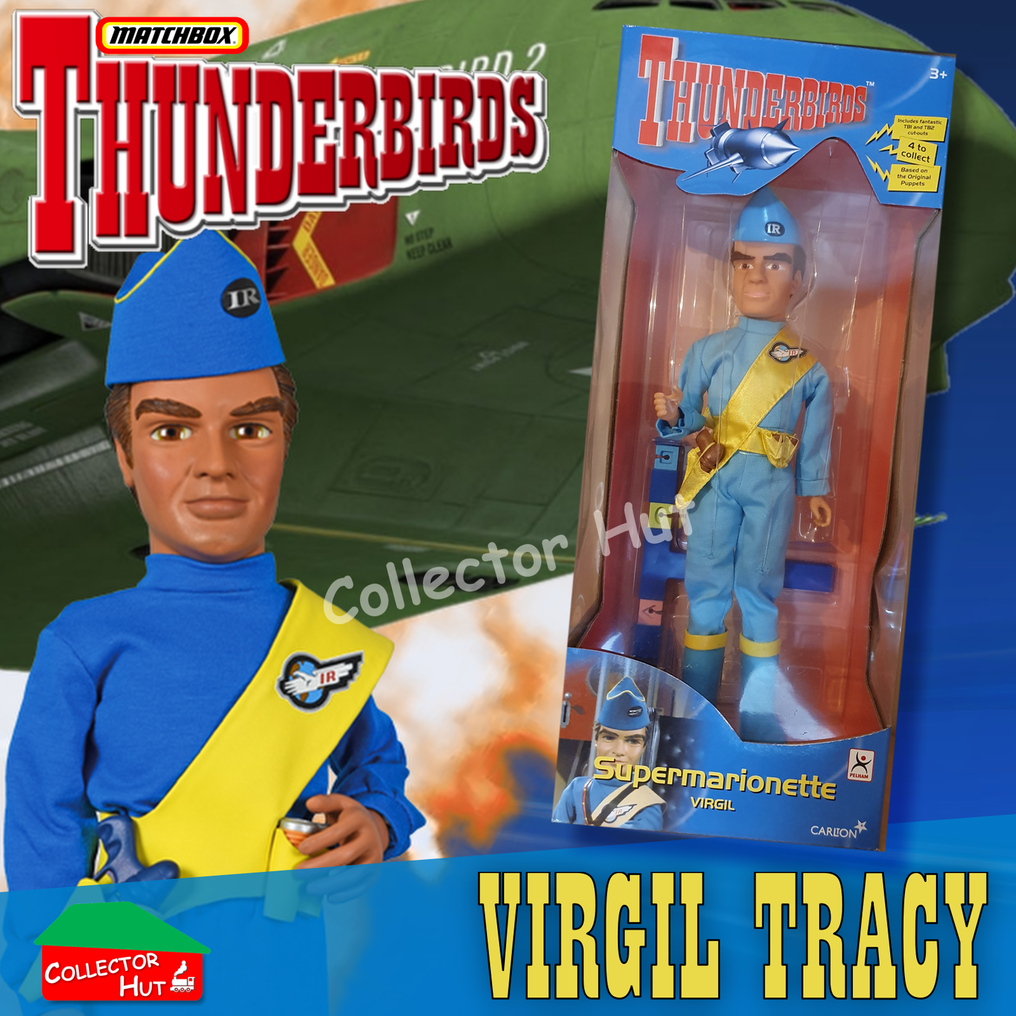 Gerry Anderson Thunderbirds Carlton Pelham Supermarionette Puppets RARE Unopened