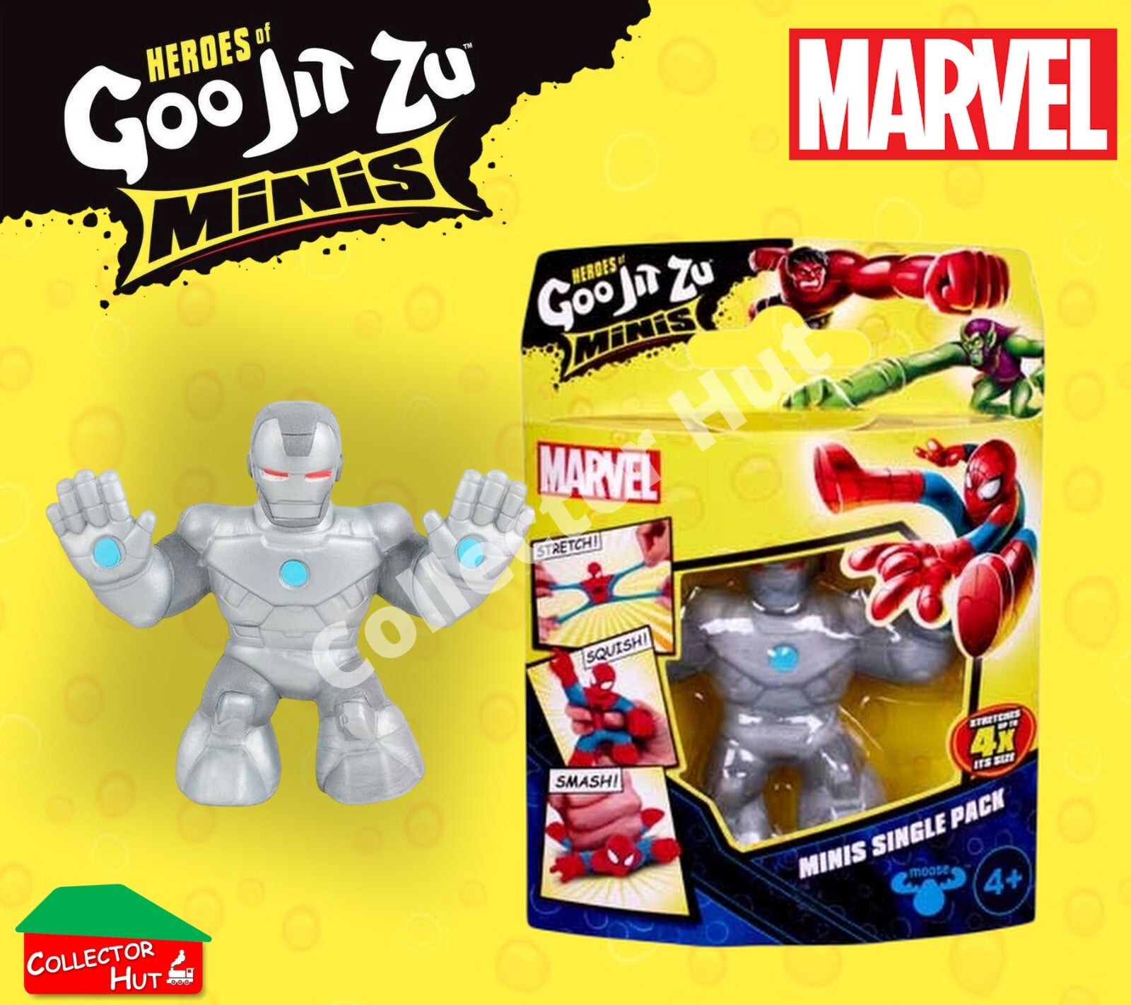 Heroes of Goo Jit Zu Minis Marvel Stretchy Sensory Toys to Collect!