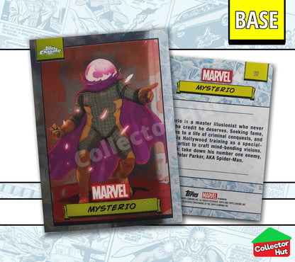 Marvel Topps Chrome 2024 Base Card Collection 1-150 YOU CHOOSE
